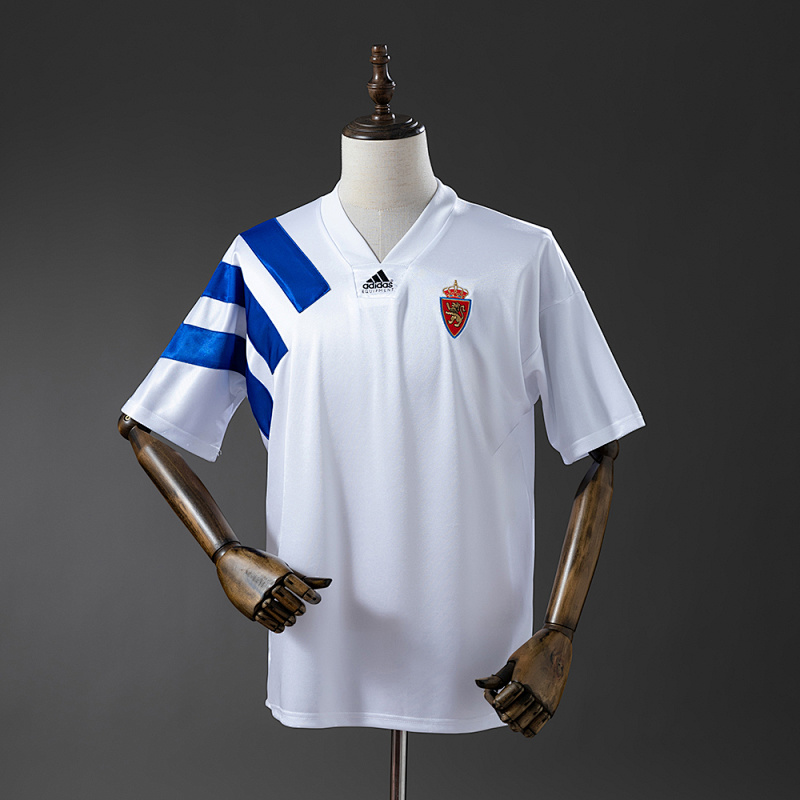 Camiseta retro de local del Zaragoza 92-93, tallas S-XXL